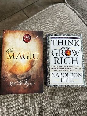 The Magic & Think and Grow Rich Book Set - Brown, White